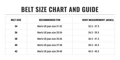 coach belts size guide.